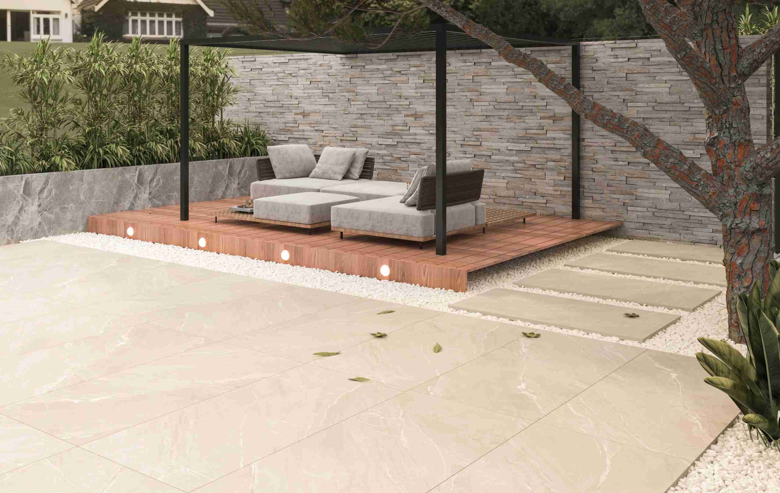 Amalfi Beige 1200x600 Porcelain Tiles