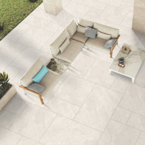 Quartz White Mixed Size Porcelain
