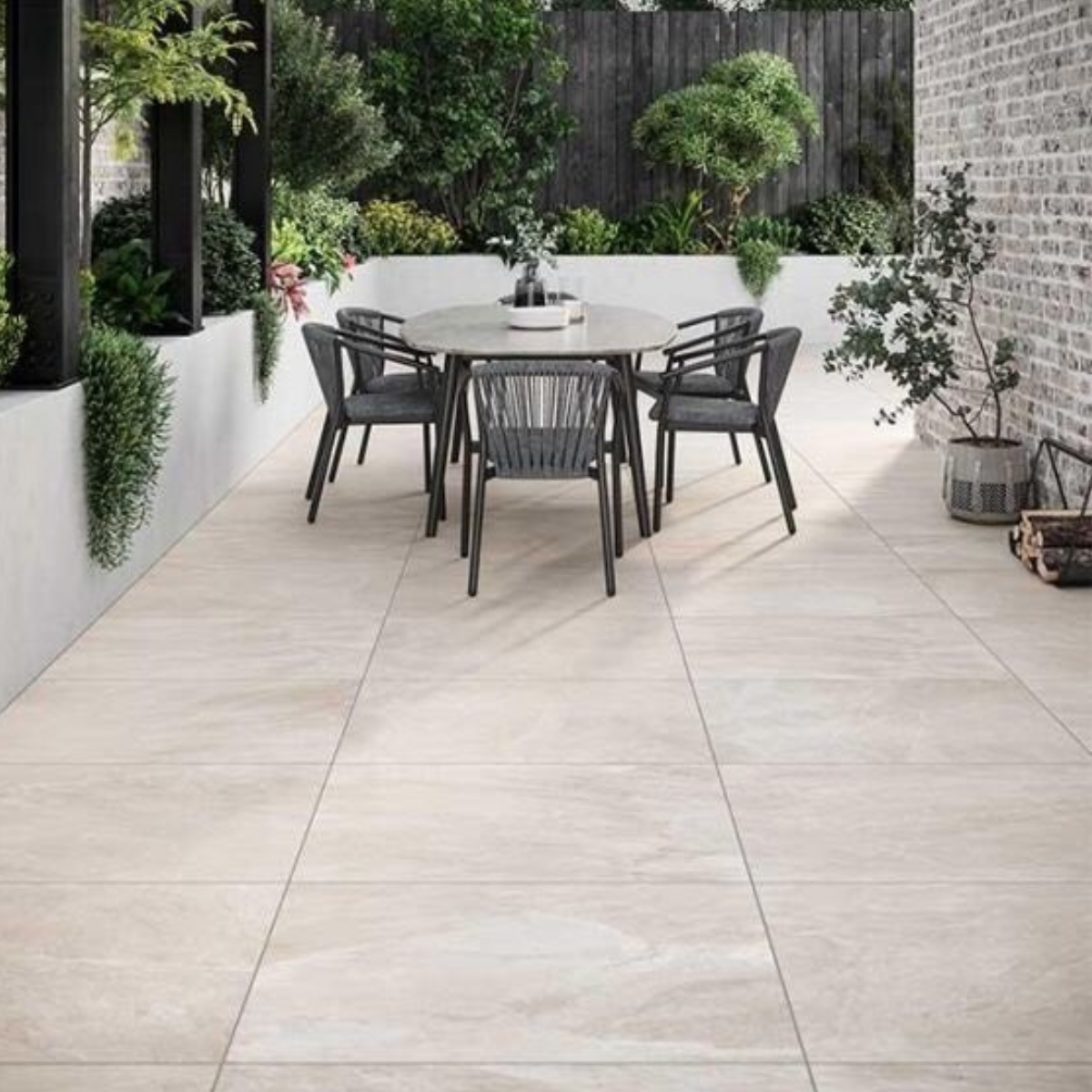 Slate Rock Bone 1200x600 Porcelain Tiles - Image 2