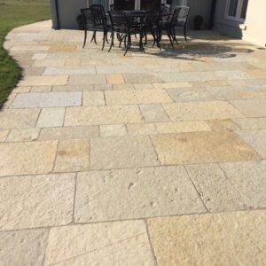 Indian Yellow Limestone Mixed Sizes